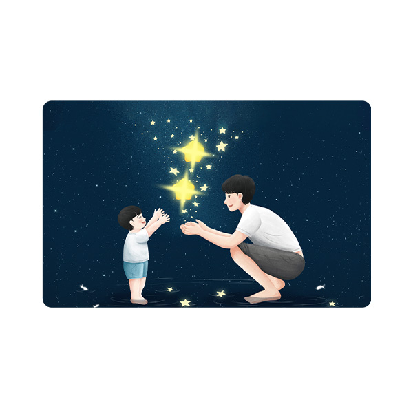 NFC燈卡NFC感應發光PVC燈卡1