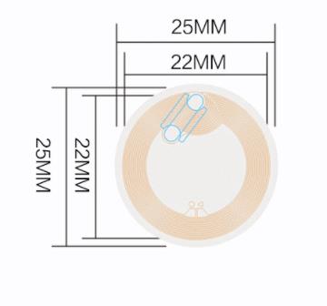 NFC標簽NTAG215芯片大容量存儲碰碰貼智能營銷互動標簽定制3